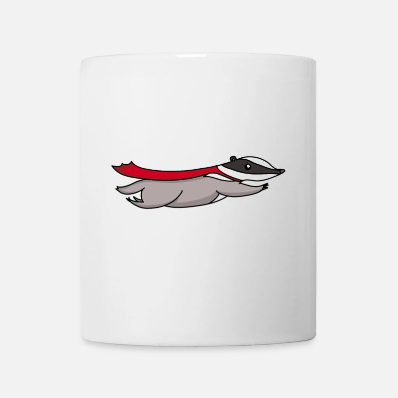 Super blaireau - Mug blanc - blanc