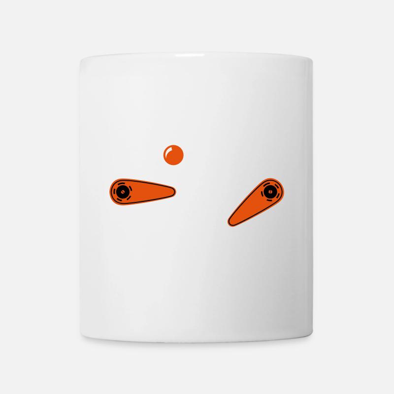 Flipper 2-farbig - Tasse - Weiß