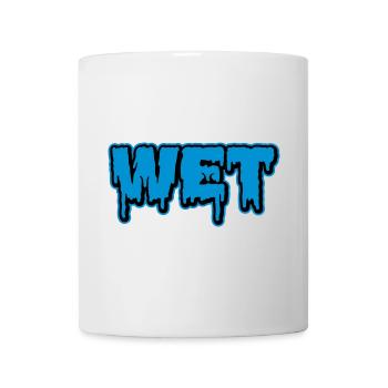 Wet | feucht | nass | Slime - Mug blanc - blanc - Devant