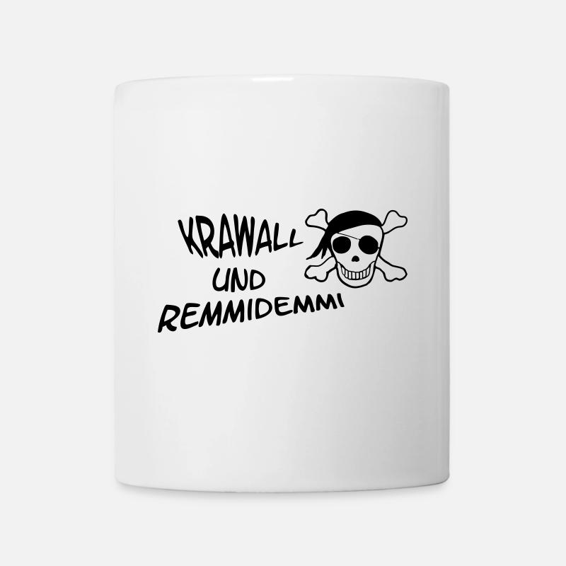 Krawall und Remmidemmi - Tasse - Weiß