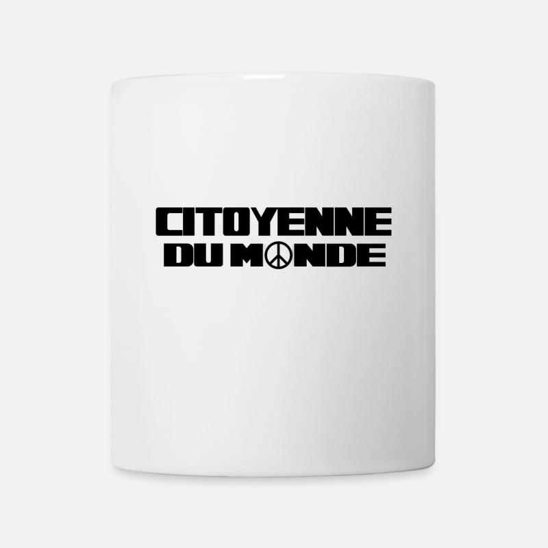 Citoyenne du monde - Mug blanc - blanc