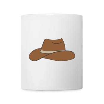 cowboy hut - Tasse - Weiß - Vorne