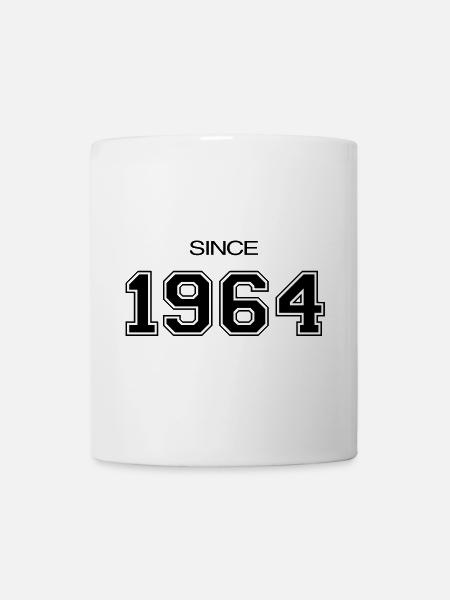 Depuis 1964 année de naissance ou d'évènement - Mug blanc - blanc