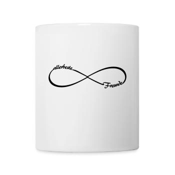allerbeste Freunde BFF ABF Infinity Loop - Tasse - Weiß - Vorne