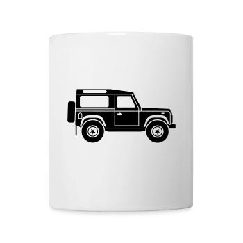 Defender D90 - Tasse - Weiß - Vorne