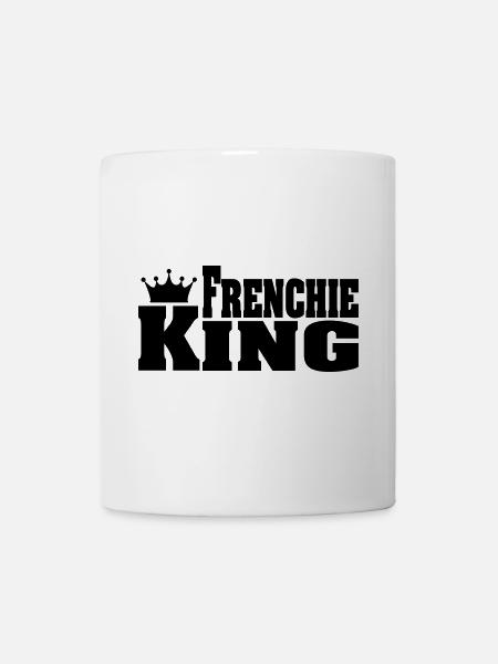FRENCHIE KING French Bulldog - Kop/krus - hvid