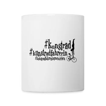 Kunstrad, Kunstradfahren, Hallen #Kunstradfahrerin - Tasse - Weiß - Vorne