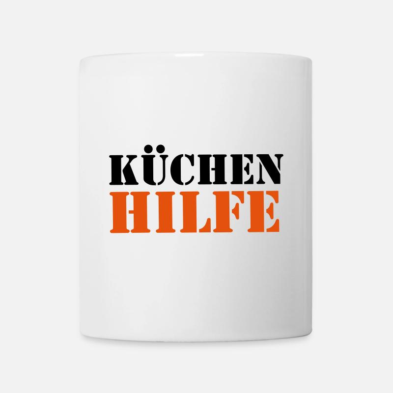 2541614 14760175 kuechenhilfe - Tasse - Weiß