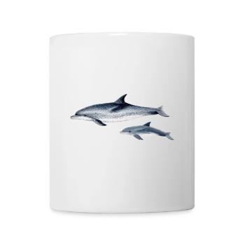 Repéré Dolphin - Dauphin tacheté - Dauphin tacheté - Mug blanc - blanc - Devant