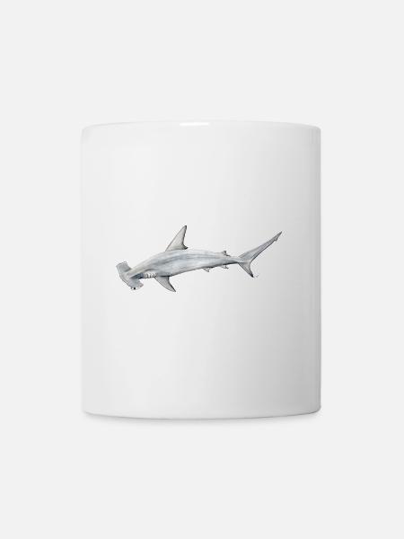 requin Martillon - requin-marteau - Réquin - Mug blanc - blanc