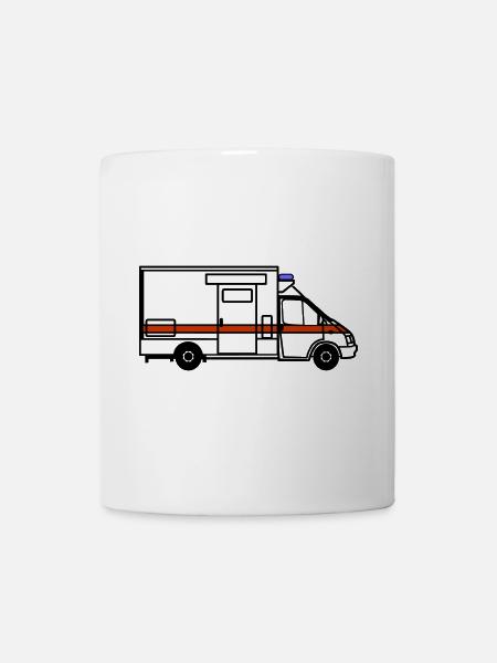 Ambulance / Rettungstransportwagen - Tasse - Weiß