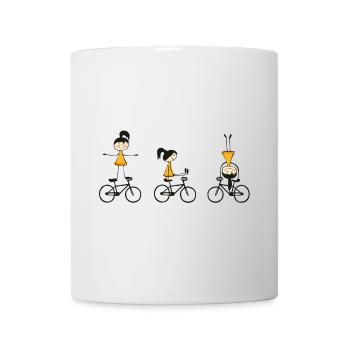 Cyclisme artistique, cyclisme artistique, cyclisme en salle, filles - Mug blanc - blanc - Devant