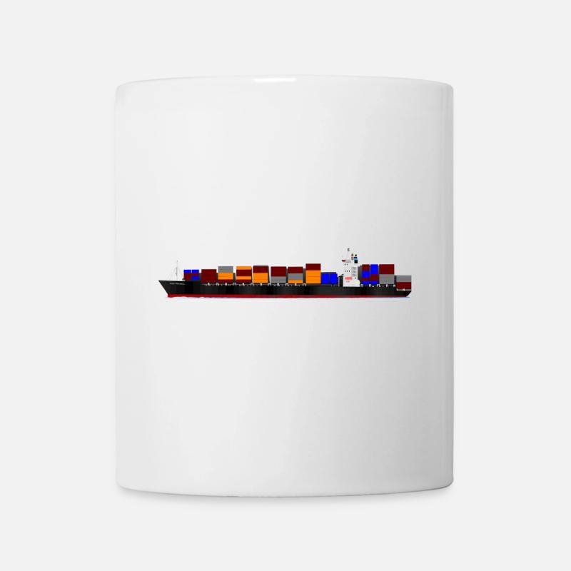 Container Ship - Tasse - Weiß