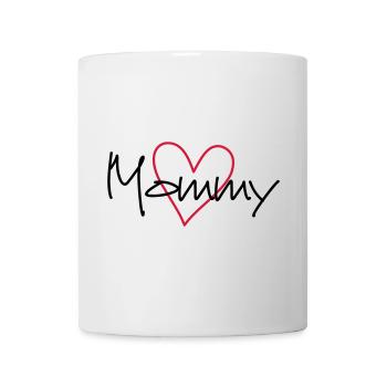 Mommy Herz Geschenk Partnerlook - Tasse - Weiß - Vorne