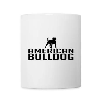 AMERICAN BULLDOG Chiens de race de chien Wilsigns - Mug blanc - blanc - Devant
