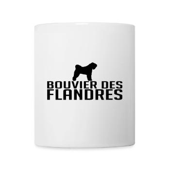 BOUVIER DES FLANDRES Chiens de race Chien Wilsigns - Mug blanc - blanc - Devant
