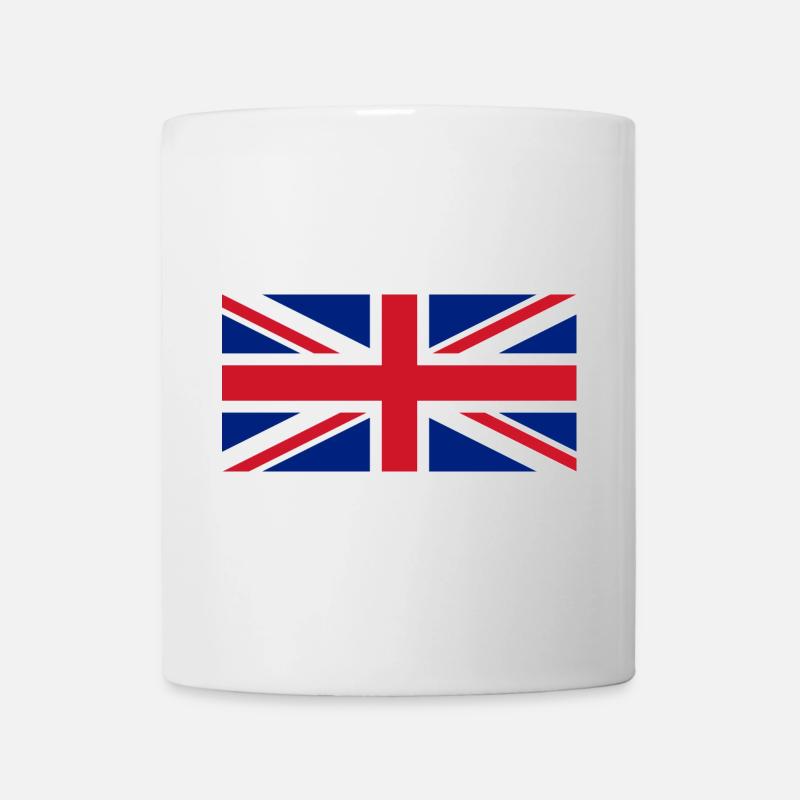 England Flagge - Tasse - Weiß