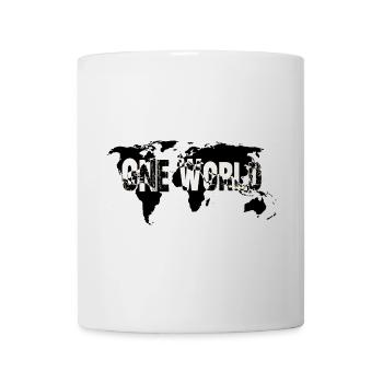 Un monde-Blanc - Mug blanc - blanc - Devant