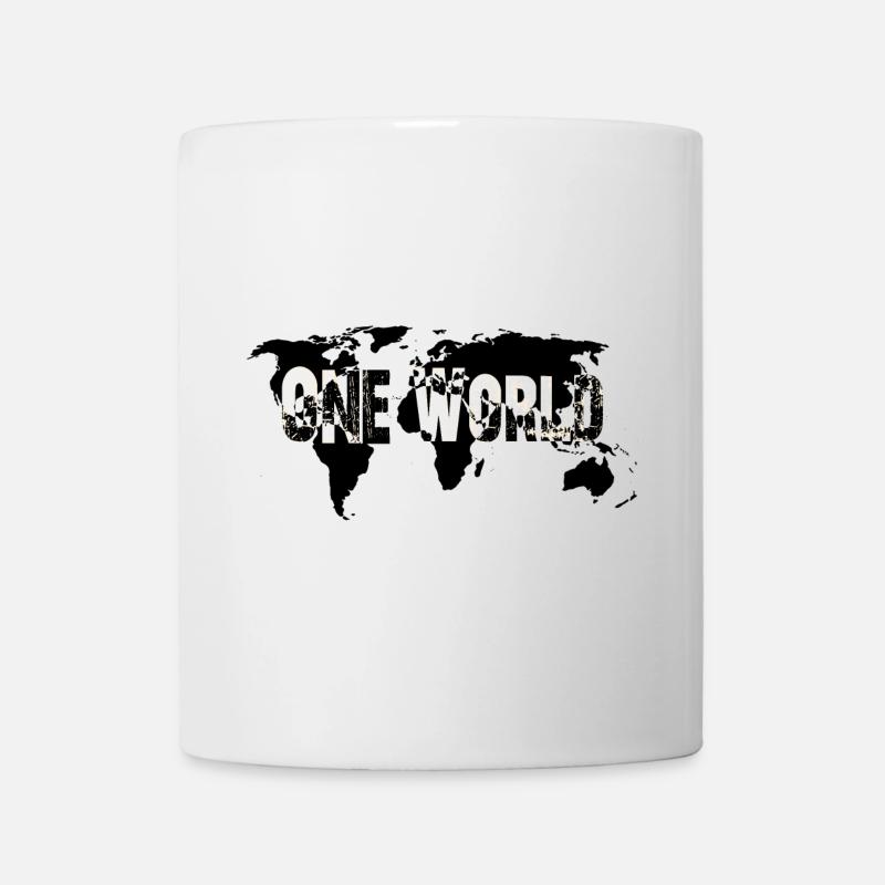 One World -White - Tasse - Weiß