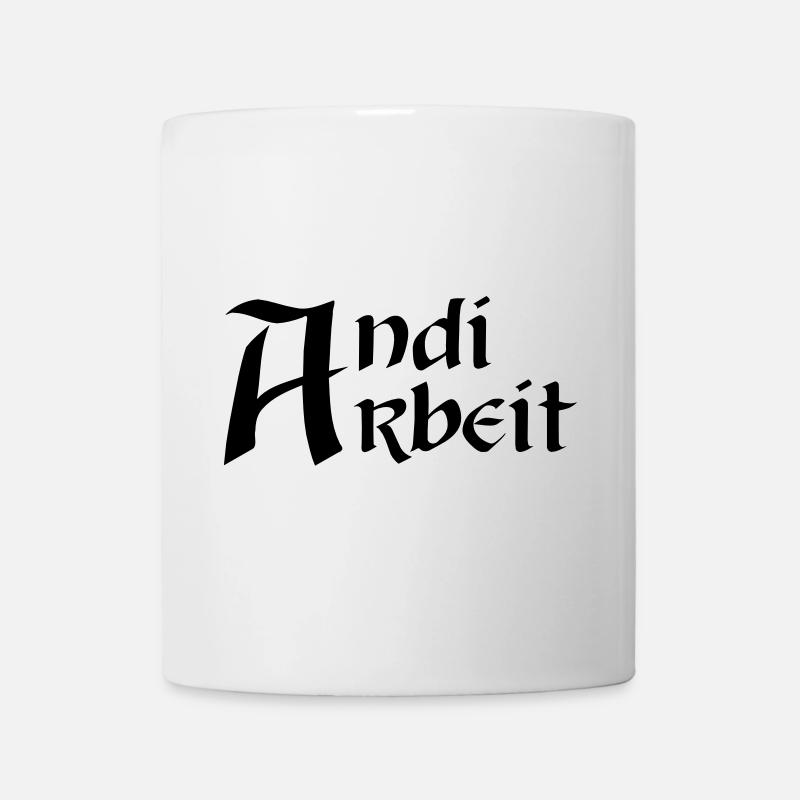 Andi Arbeit - Tasse - Weiß