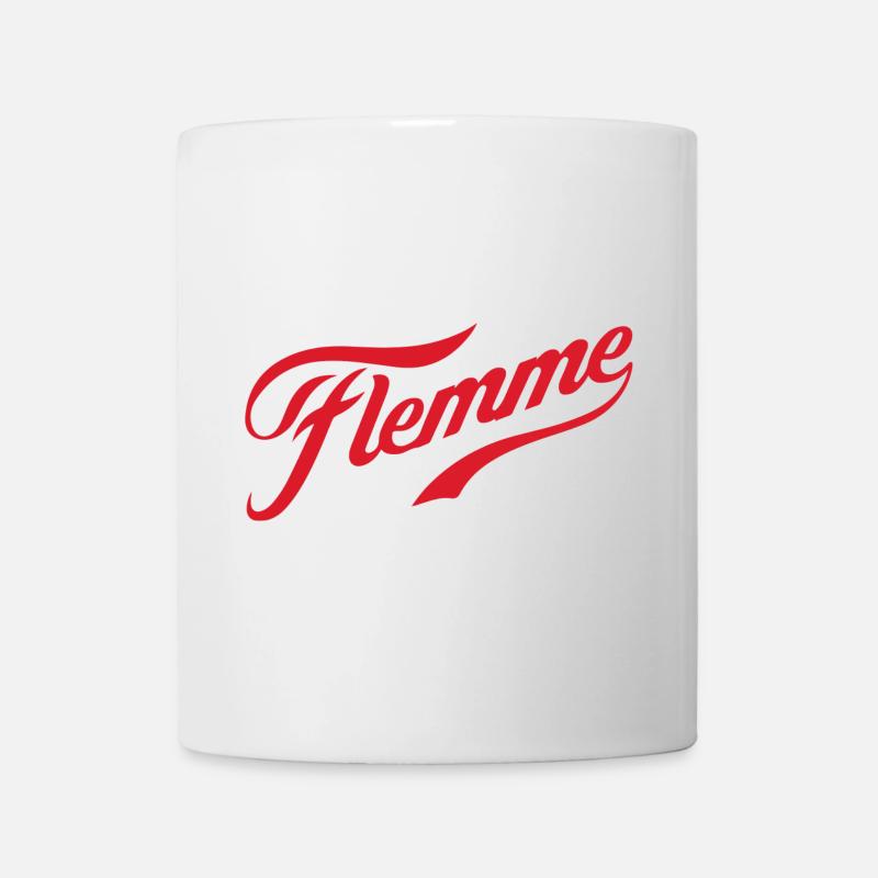 flemme - Mug blanc - blanc