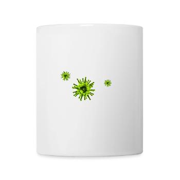 NeonVirus Muster - Tasse - Weiß - Vorne