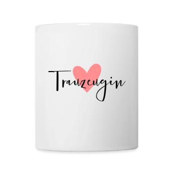 Coeur de demoiselle d'honneur - Mug blanc - blanc - Devant