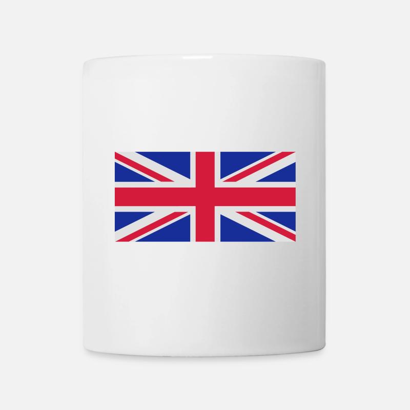 British flag - Mug - white