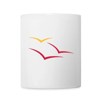 Mouettes - Mug blanc - blanc - Devant