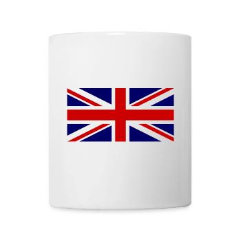 Union Jack Flag – Pop Art Style - Mug - white - Front