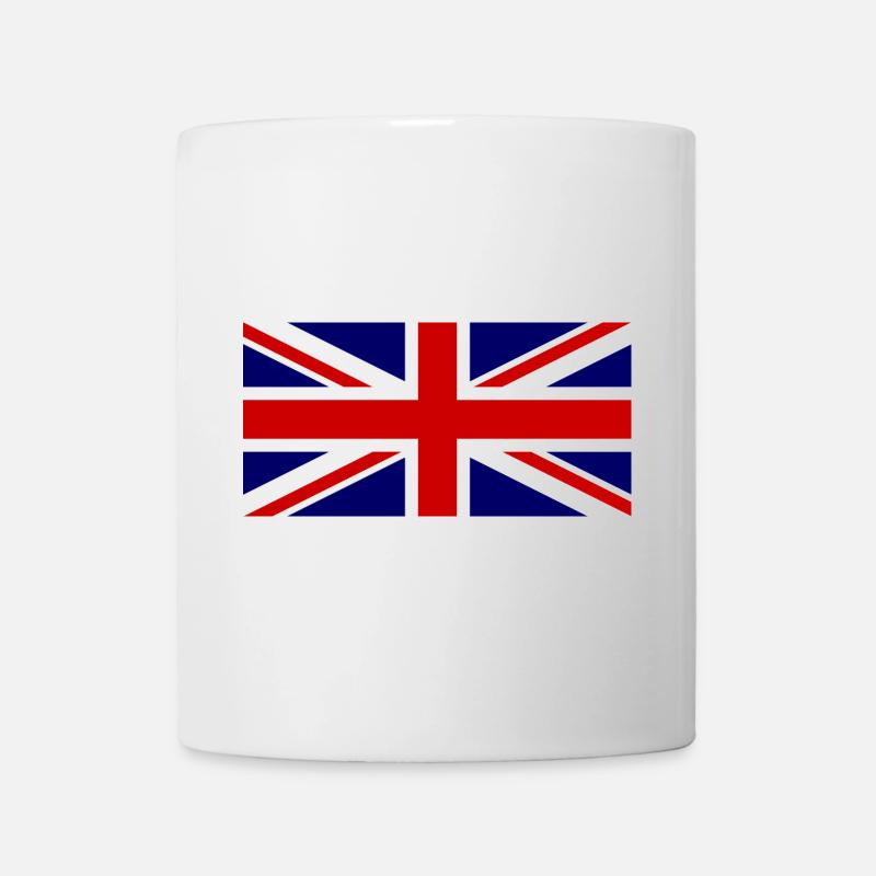 Union Jack Flagge – Pop Art Stil - Tasse - Weiß