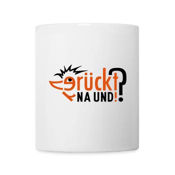Verrückt ! 2farbig individualisierbar - Tasse - Weiß - Vorne