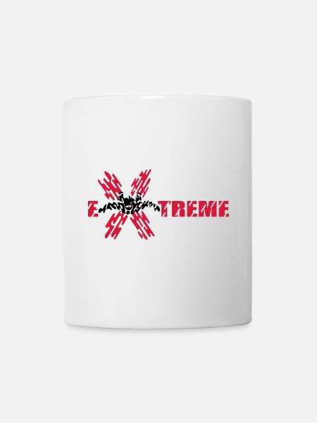 skydiver extreme - Tasse - Weiß