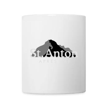 St. Anton Apres Ski Wintersport Berge - Tasse - Weiß - Vorne