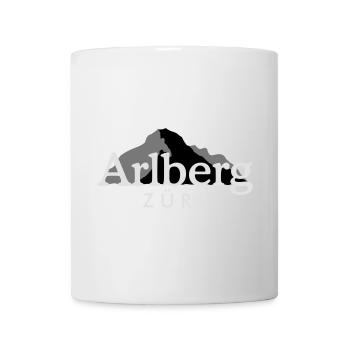 Berge in Zürs am Arlberg - Tasse - Weiß - Vorne