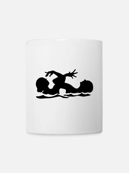 natation synchronisée - Mug blanc - blanc