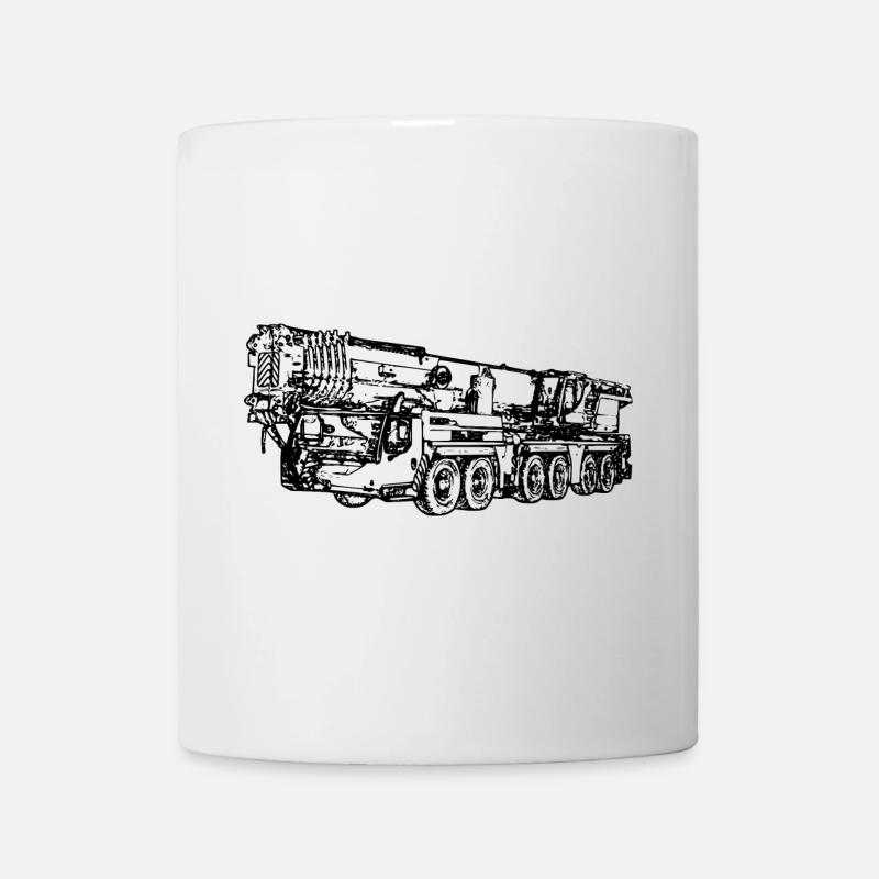 Grue grue mobile 1300 300 1250 250 - Mug blanc - blanc