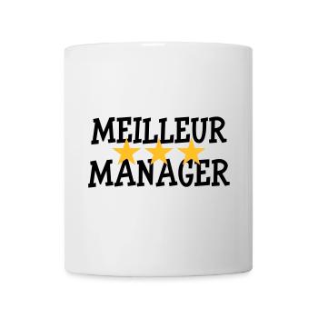 Meilleur Manager - Mug blanc - blanc - Devant