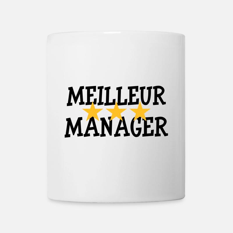 Meilleur Manager - Mug blanc - blanc