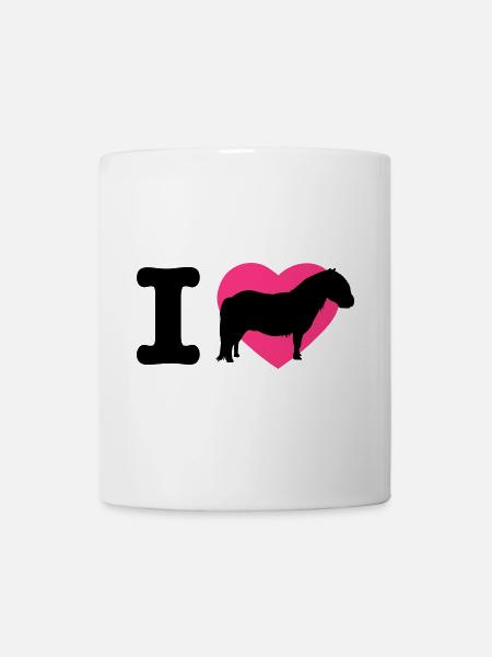 I love Shetty's ponies - Mug - white