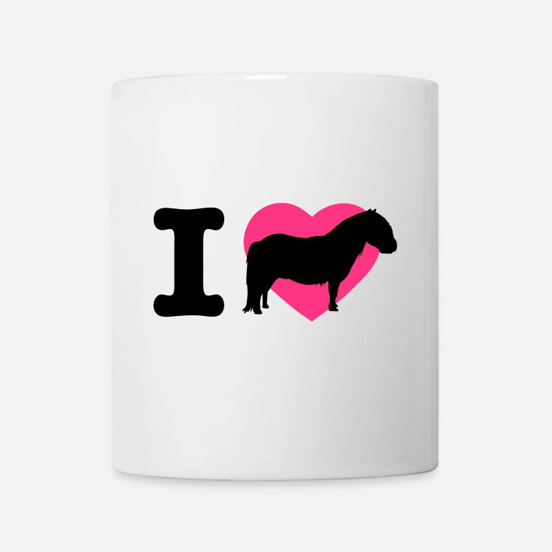 I love Shetty's ponies - Mug - white