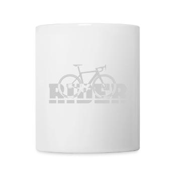 Rider Rennrad Gravel Fahrrad Liebe Symbol Team - Tasse - Weiß - Vorne