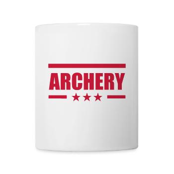 Archery / Bogenschießen / Tir à l'arc - Mug blanc - blanc - Devant