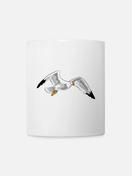 mouette - Mug blanc - blanc