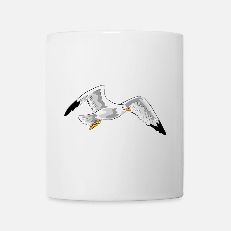mouette - Mug blanc - blanc