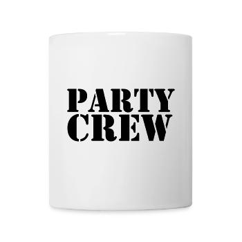 Party Crew - Tasse - Weiß - Vorne