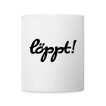 löppt - Tasse - Weiß - Vorne