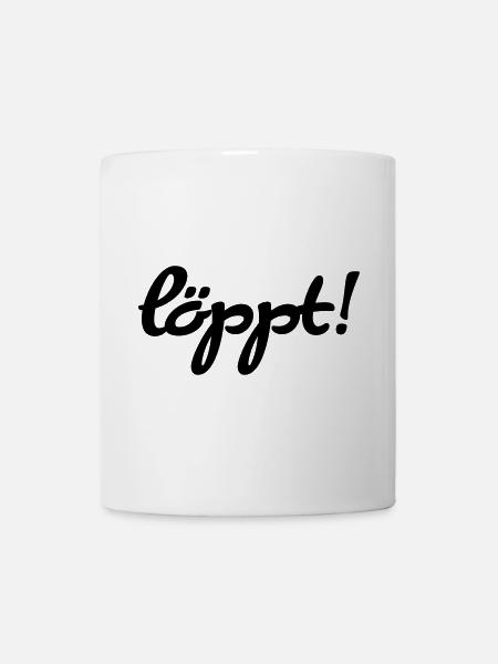 löppt - Tasse - Weiß