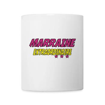 Marraine extraordinaire - Mug blanc - blanc - Devant