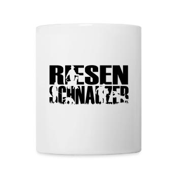 IPO Riesenschnauzer Schutzhund - Tasse - Weiß - Vorne